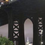 Blick durch Manhattan Bridge