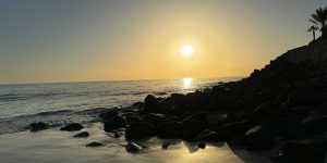 Sonnenuntergang am Strand von Taurito Gran Canaria